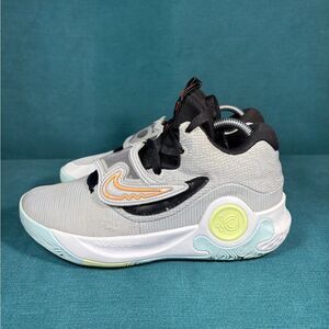 Size 7.5 - Men’s Nike KD Trey X Wolf grey volt crimson shoes